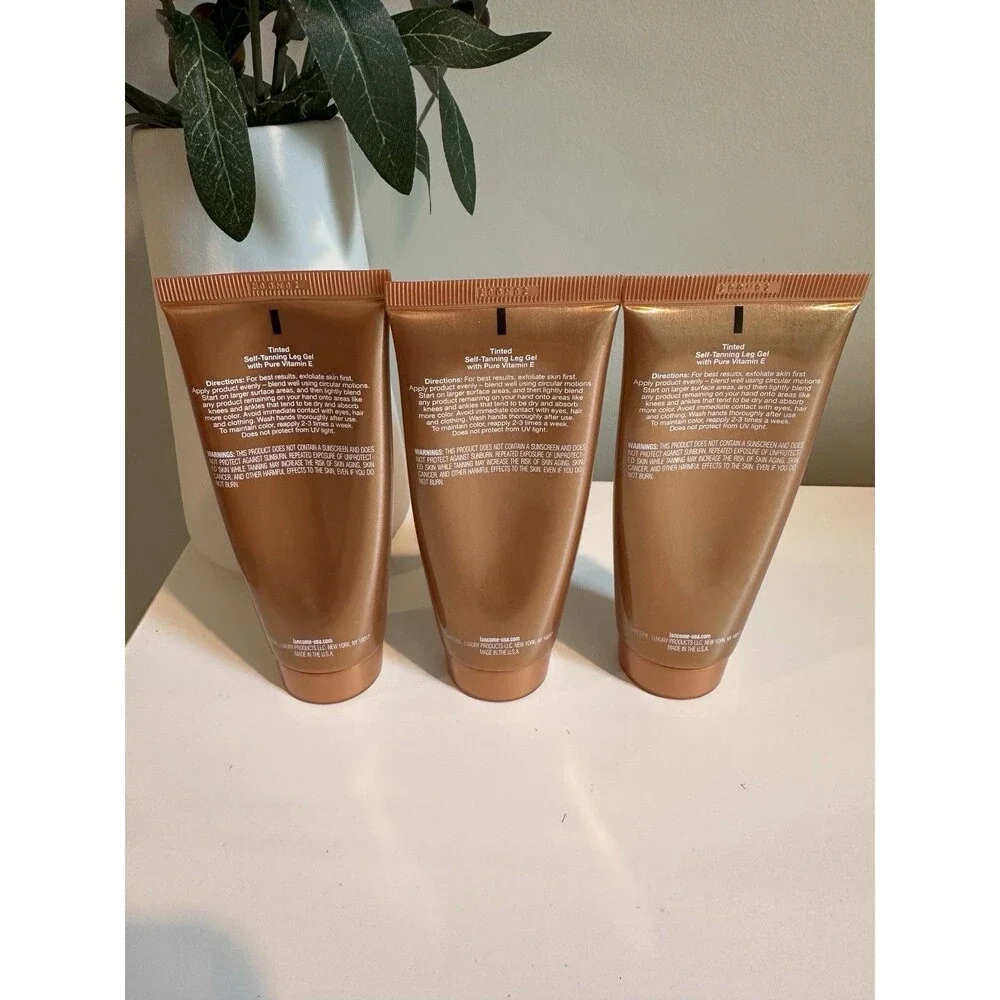 Lancôme Flash Bronzer Tinted Self Tanning Leg Gel 2.0 oz- Lot of 3 RARE- NEW